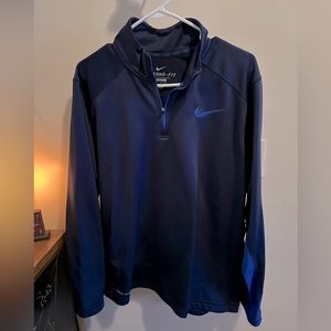 Men’s Large Nike Therma-Fit long sleeve 3/4 zip